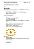 Summary International marketing strategy (powerpoints)