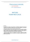 MAT1581 EXAM PACK