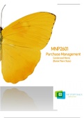 MNP2601 Purchase Management Bullet Memo