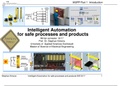 Intelligent Automation for safe process and products