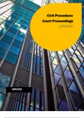 Civil Procedure: Court Proceedings Assignments and Exam Memo, Notes