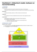 Hoofdstuk 1 - Didactisch model, lesfasen en lesvoorbereiding