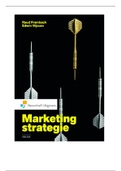 Complete samenvatting boek Marketingstrategie Frambach & Nijssen