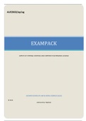 AUE2602 exam pack