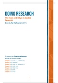 Doing Research by Nel Verhoeven (Chapter 1-7) - ENG
