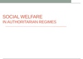 social welfare in authoritarian regimes