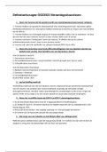 Oefentoetsvragen + antwoorden - GGZ2022 Stemmingsstoornissen