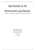 Individueel REFERAAT forensische psychiatrie - Referaat- en bibliotheekpracticum - SPO/RUG