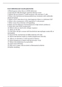 Advanced and Clinical Immunology (exam questions)