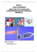 BREXIT- IN DEPTH- WHAT HAPPENED AND CONSEQUENCES