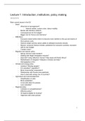 Full lecture notes European Integration part 1