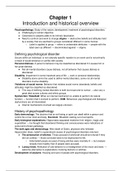 Hoofdstuk 1-8 Klinische Psychologie