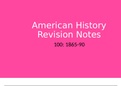 American History 1865-1890