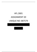 AFL2601 Assignment 2