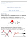 Biochemistry Summary BCH2601