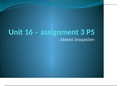 Unit 16 Level 3 - Human Resource Management Assignment 3 P5
