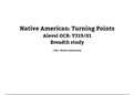 OCR A-Level Civil Rights in America 1865-1992 (History A) Breadth Study Essay Turning Points for Women, Native Americans and African Americans Topics (Y319/01) 