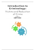 Amazing Graphical summary of CMY1502 Intro to victomology: Victims and crime reduction study guide.