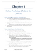 Chapter 1 of Critical Psychology