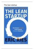 Summary The Lean Startup by Eric Ries