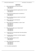 NUT1602 PAST EXAM QUESTIONS