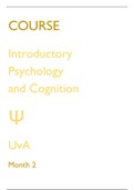 Detailed Notes Preparation for Interim Exam #2 (course: Introductory Psychology and Cognition)