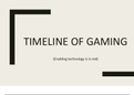 Unit 36 Assignment 2 - Timeline of gaming - Distinction