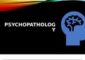 Psychopathology Powerpoint