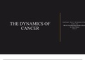 The Dynamics of Cancer (PowerPoint Presentation, 90  %), Final Assignment