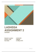 LADHSSA marked assignment 2