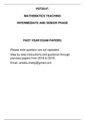 PST201F step by step exam prep 