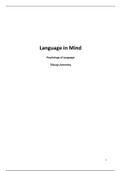 Language in Mind, an extensive summary