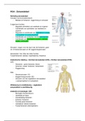 Samenvatting Medische kennis - MBO zij instroom - Anatomie/Fysiologie