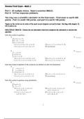 Review Questions Final Exam - Math 2 