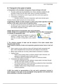 IB Biology Unit 9: Plant Biology (45 Pointer)