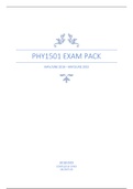 PHY1501 EXAM PACK 2018-2019