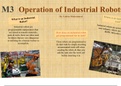 Unit 31, Assignment 3 - Industrial Robots & Flexible Manufacturing Systems (Operation of Industrial Robots (M3))