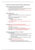 NR 293 Exam 3 Study Guide (Latest): Chamberlain College of Nursing
