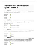 NURS 6501 Review Test Submission: Quiz - Week 3 95% Veeeeeeeeeeeeeeerifiiiiiiiiiable