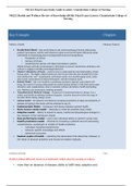 NR 222 Final Exam Study Guide (Latest 2020): Chamberlain College of Nursing (This is the latest version, download to score A)