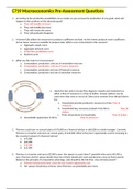 C719 Macroeconomics Pre-Assessment Question and Answers|GRADED A PLUS