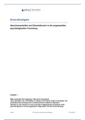 EA Abschlussarbeiten und Dissertationen in der angewandten psychologischen Forschung