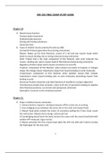 BIOS 252 Final Exam Study Guide / BIOS252 Final Exam Study Guide : Anatomy and Physiology II with Lab: Chamberlain College of Nursing (2020) (Already graded A, this is latest version) 