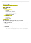 Management 310A Exam 4  Study Guide from chapter 13-16