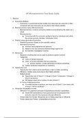 AP Microeconomics Final Units 1-6 Study Guide