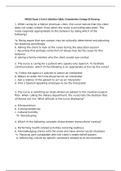 NR 222 Exam 2 Unit 6 (Addition Q&A): Chamberlain College Of Nursing(Verified answers, download to score A)