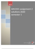 AIN1501 Assignment 2 2020