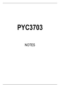PYC3703 Summarised Study Notes