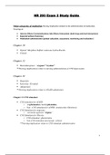 NR 293 Exam 2 Study Guide / NR293 Exam 2 Study Guide (Latest): Chamberlain College of Nursing (This is the latest version, download to score A)