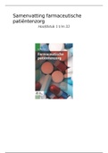 samenvatting farmaceutische patiëntenzorg hoofdstuk 1 t/m 33 